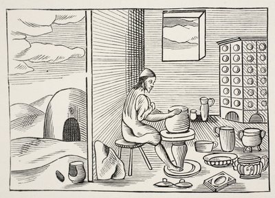A potter, from 